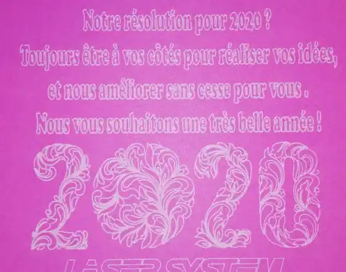 Bonne année 2020 et nouvelles !